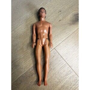 Vintage 1968 Nude Ken Doll Brown Molded Hair Blue Eyes